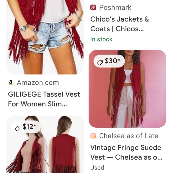 #Vintage suede Shingaling Vest - Picture 8 of 8